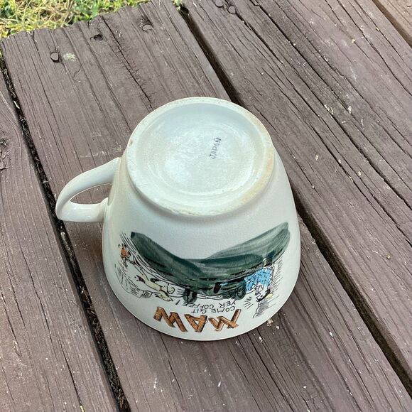 Vintage MAW Coffee Mug Candle Cowboy‎ Scent 15oz Premium Wax Handmade Repurposed - Picture 5 of 7